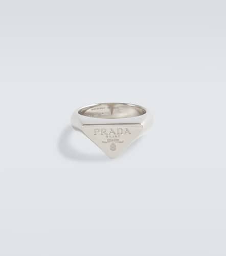 Prada Sterling silver logo ring - Prada - Modalova