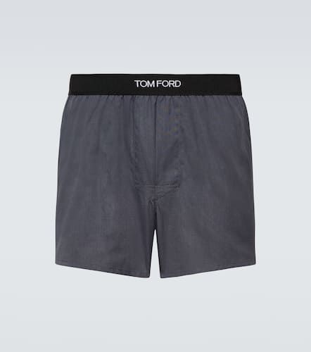 Boxer in jersey di cotone con logo - Tom Ford - Modalova