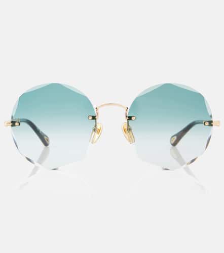 ChloÃ© Scalloped round sunglasses - Chloe - Modalova