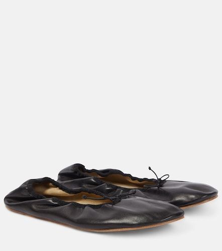 The Row Round leather ballet flats - The Row - Modalova