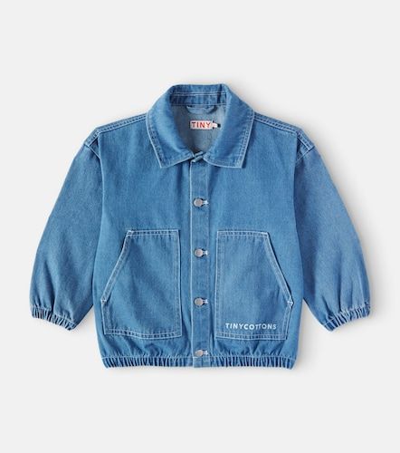 Tinycottons Logo denim jacket - Tinycottons - Modalova