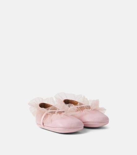 PèPè Bebé - bailarinas de piel con tul - PePe - Modalova