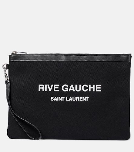 Rive Gauche canvas pouch - Saint Laurent - Modalova
