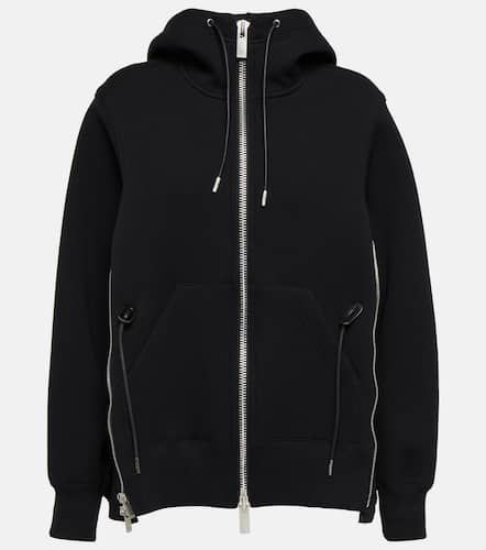 Sponge Sweat x Nylon Twill hoodie - Sacai - Modalova