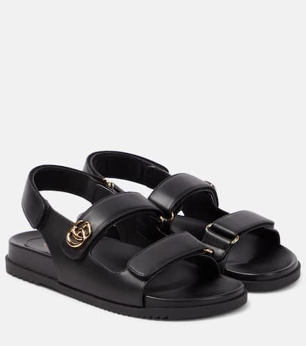 Gucci Sandalen Double G aus Leder - Gucci - Modalova