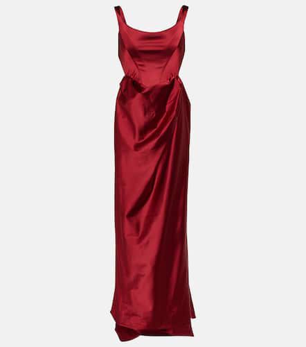 Vestido de fiesta de satén drapeado - Vivienne Westwood - Modalova