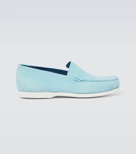 Manolo Blahnik Monaco suede loafers - Manolo Blahnik - Modalova