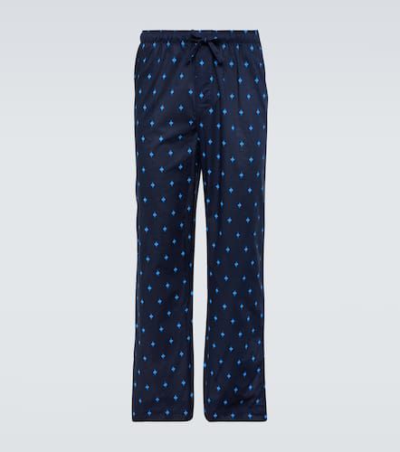 Pantalones de pijama Nelson de algodón - Derek Rose - Modalova