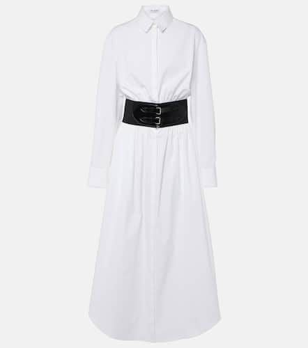 AlaÃ¯a Cotton poplin shirt dress - Alaia - Modalova
