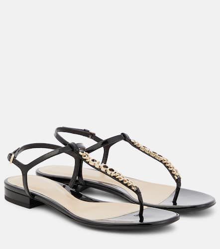 Signoria patent leather thong sandals - Gucci - Modalova