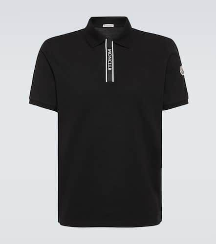 Moncler Logo cotton polo shirt - Moncler - Modalova