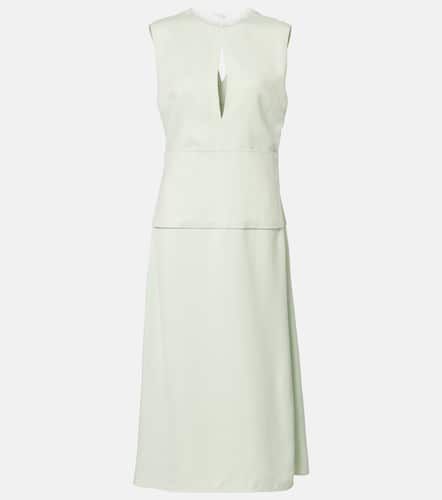 Jil Sander Cutout satin midi dress - Jil Sander - Modalova