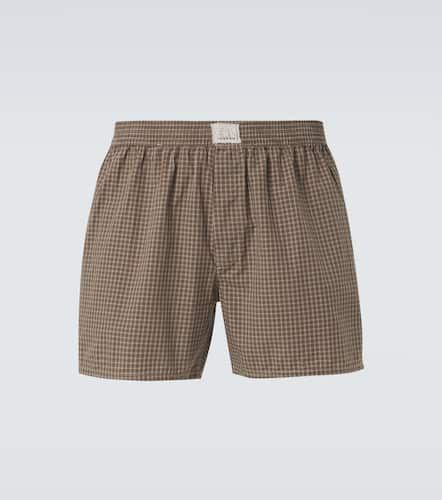 ERL Boxer en coton à carreaux - ERL - Modalova