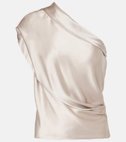 One-Shoulder-Top aus Seidensatin - The Sei - Modalova