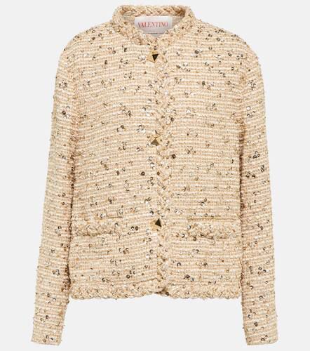 Valentino Embellished tweed jacket - Valentino - Modalova