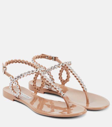 Almost Bare embellished PVC sandals - Aquazzura - Modalova