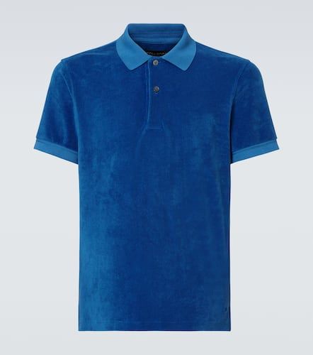 Polo in spugna di misto cotone - Tom Ford - Modalova