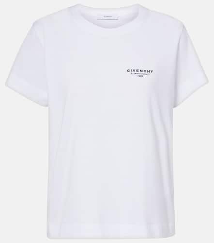 T-shirt Stamp en coton à logo - Givenchy - Modalova