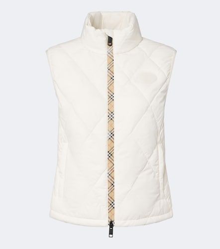 Check quilted vest - Burberry - Modalova