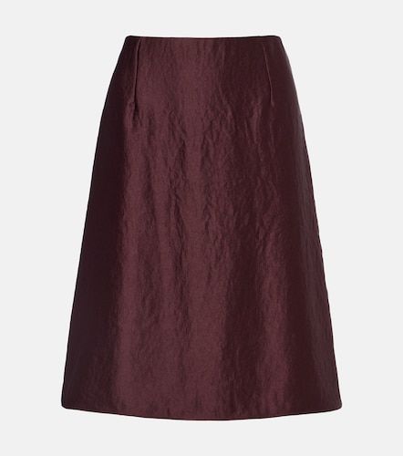 Vince Satin midi skirt - Vince - Modalova