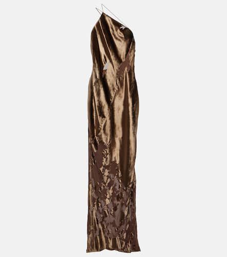 One-shoulder silk velvet gown - The Sei - Modalova