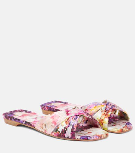 Nicol Is Back floral satin slides - Christian Louboutin - Modalova