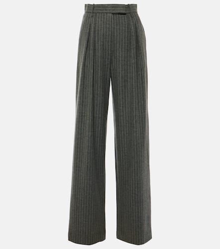 Pinstriped high-rise tapered pants - Alex Perry - Modalova