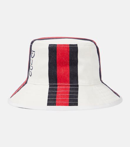 Cappello da pescatore in cotone con logo - Gucci - Modalova