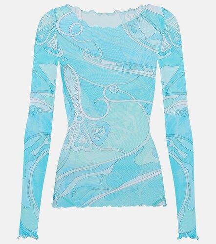 Pucci Orchidee sheer top - Pucci - Modalova