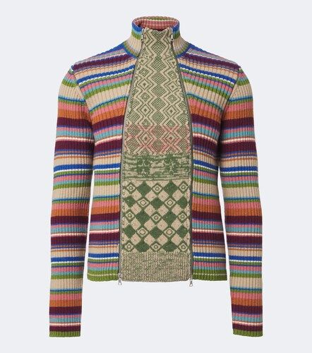 Striped wool sweater - Dries Van Noten - Modalova