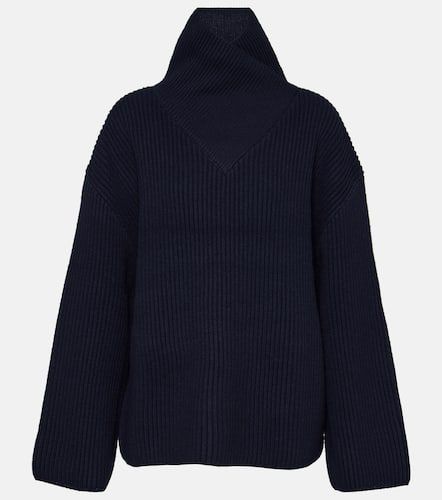 Ribbed-knit wool turtleneck sweater - Toteme - Modalova