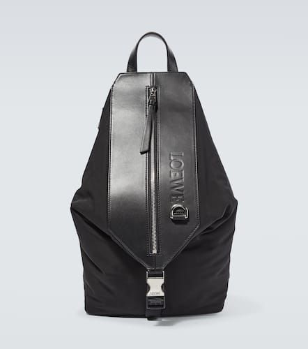 Loewe Leather-trimmed backpack - Loewe - Modalova