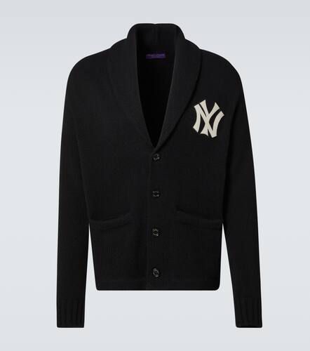 Cardigan Yankees™ aus Kaschmir mit Leder - Ralph Lauren Purple Label - Modalova