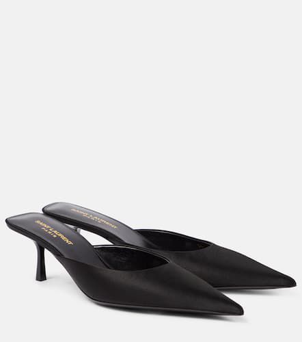 Mules Barbara 55 aus Satin - Saint Laurent - Modalova