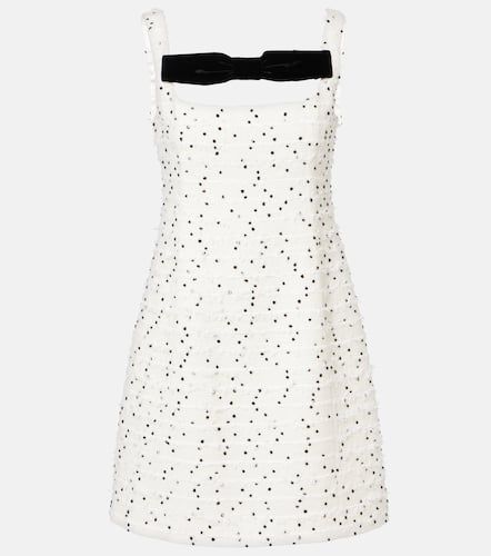 Polka-dot wool-blend tweed minidress - Nina Ricci - Modalova