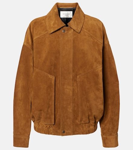 Saint Laurent Suede bomber jacket - Saint Laurent - Modalova