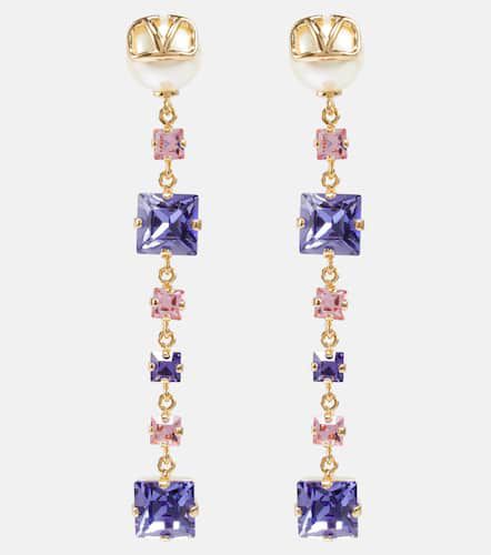 Crystal-embellished earrings - Valentino - Modalova
