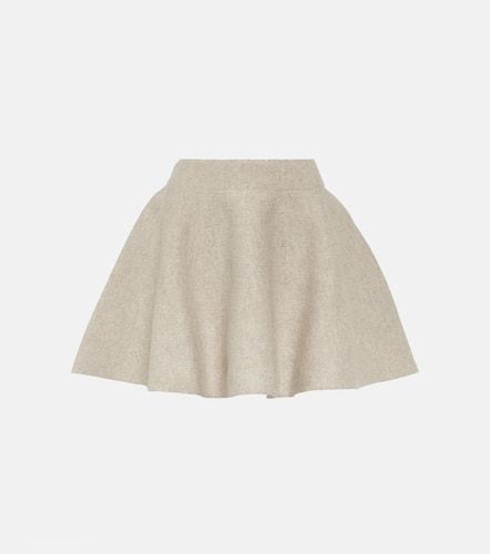 Alaia Flared wool-blend miniskirt - Alaia - Modalova