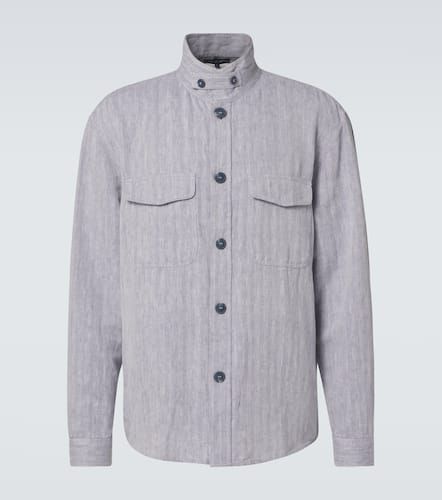 Nuno cotton and linen overshirt - Frescobol Carioca - Modalova