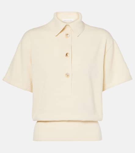 Straccio linen and silk-blend polo shirt - Christopher Esber - Modalova