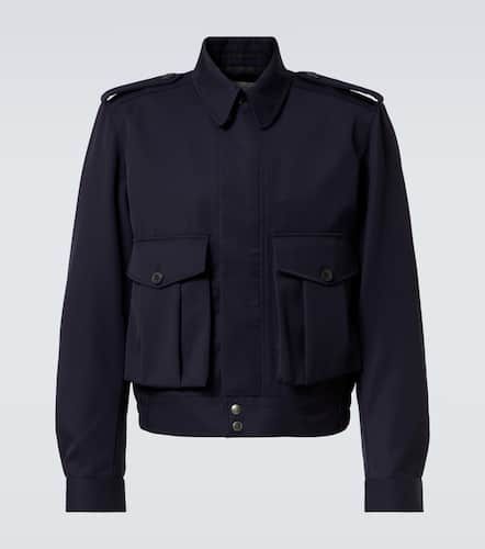 Chaqueta de gabardina de lana - Dries Van Noten - Modalova