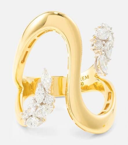 Ring Golden Strada aus 18kt Gelbgold mit Diamanten - Yeprem - Modalova