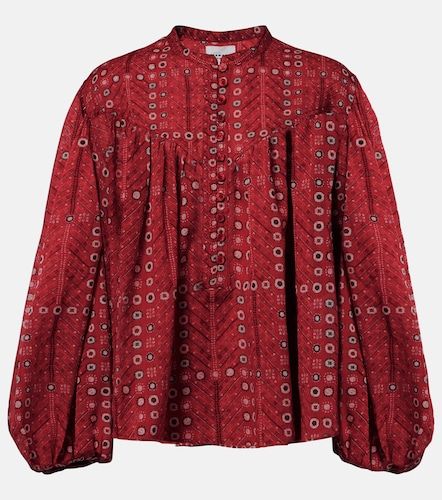 Blusa Salika de algodón estampada - Marant Etoile - Modalova