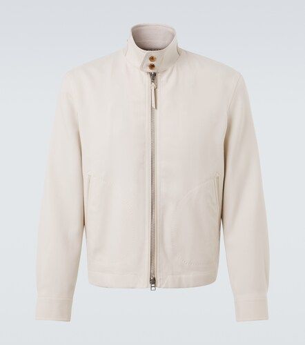 Wool, cashmere, and silk Harrington jacket - Tom Ford - Modalova