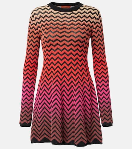 Vestido corto de mezcla de algodón en zigzag - Missoni - Modalova