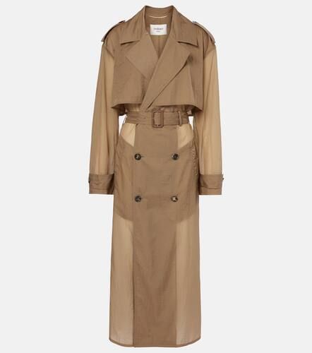 Saint Laurent Sheer trench coat - Saint Laurent - Modalova