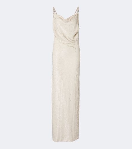 Draped open-back sequined maxi dress - Coperni - Modalova