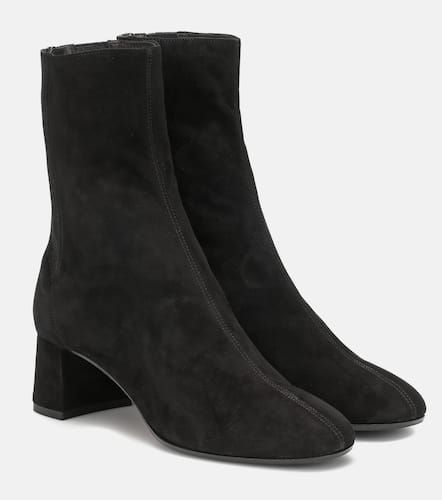 Ankle Boots Saint Honoré 50 aus Veloursleder - Aquazzura - Modalova