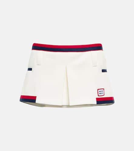 Miu Miu Low-rise jersey miniskirt - Miu Miu - Modalova