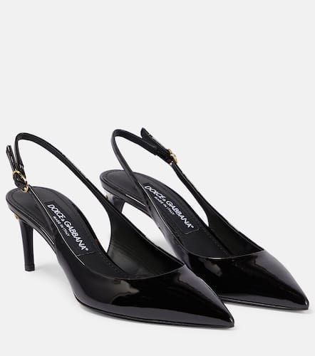 Cardinale patent leather slingback pumps - Dolce&Gabbana - Modalova